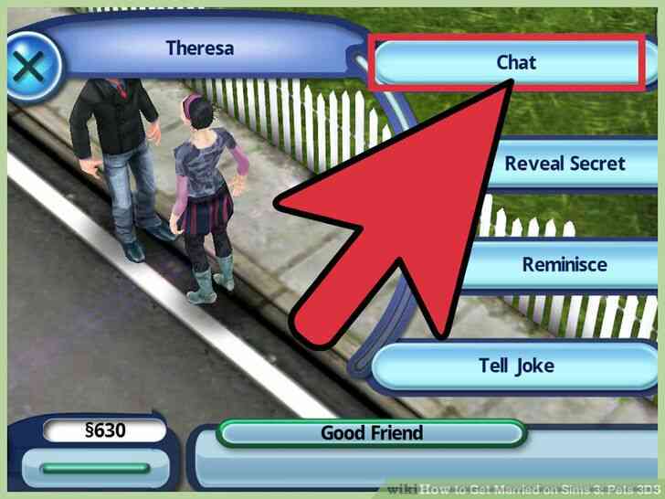 Image intitulée mariez-vous sur Sims 3_ Animaux de compagnie 3DS Étape 16